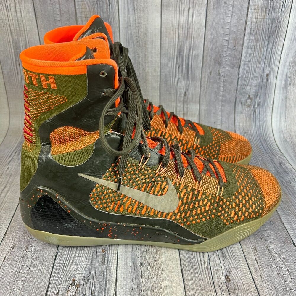 Nike Kobe IX 9 Elite Strategy 630847-303 Sequoia/Green Sz 11 Basketball Shoes - Picture 3 of 16